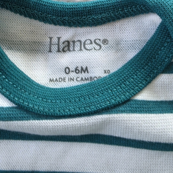 🔥5 FOR $25🔥NWOT 6 Pack Bundle Hanes Short Sleeve Onesies, 0-6M - Picture 10 of 14